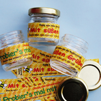 Probierglas Etiketten