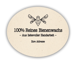 Artikelbild des Artikels “Kerzenetikett Oval 2100 “