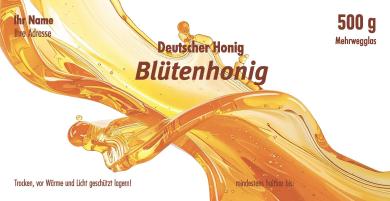 Artikelbild des Artikels “Honigglas Etikett Motiv 100 “