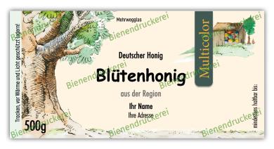 Artikelbild des Artikels “Honigglas Etikett Motiv 023 “