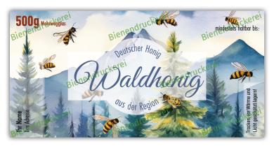 Artikelbild des Artikels “Honigglas Etikett Motiv 334 “