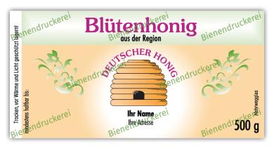 Artikelbild des Artikels “Honigglas Etikett Motiv 012 “