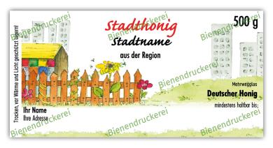 Artikelbild des Artikels “Honigglas Etikett Motiv 027 “