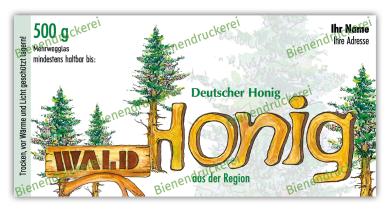 Artikelbild des Artikels “Honigglas Etikett Motiv 034 “