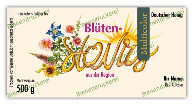 Artikelbild des Artikels “Honigglas Etikett Motiv 037 - Multicolor “