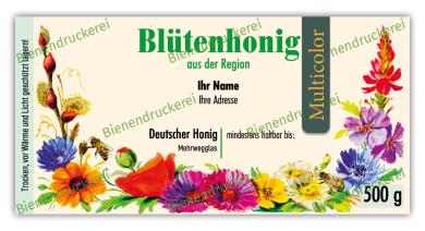 Artikelbild des Artikels “Honigglas Etikett Motiv 066 - Multicolor “