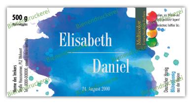 Honigglas Etikett Motiv 240 - Multicolor 