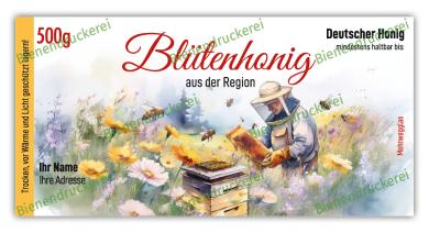 Artikelbild des Artikels “Honigglas Etikett Motiv 356 “