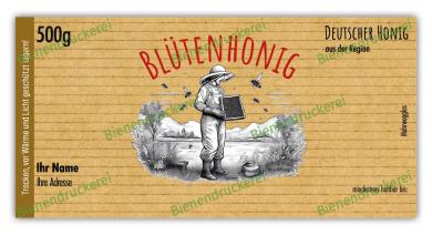 Artikelbild des Artikels “Honigglas Etikett Motiv 364 “