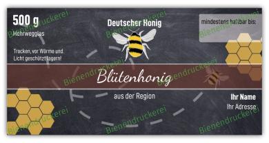 Artikelbild des Artikels “Honigglas Etikett Motiv 376 “