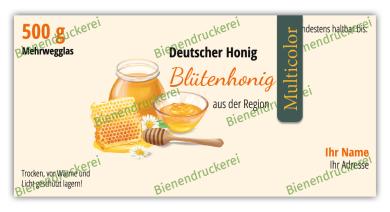 Artikelbild des Artikels “Honigglas Etikett Motiv 390 - Multicolor “