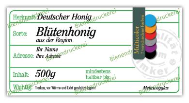 Artikelbild des Artikels “Honigglas Etikett Motiv 207 “