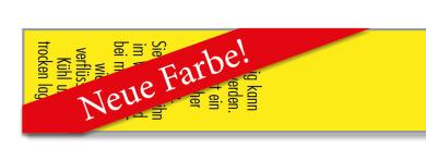 Gewährverschluss 057 gelb + Honig kann fest werden. 