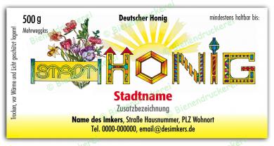 Artikelbild des Artikels “Honigglas Etikett Motiv 038 “