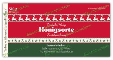 Artikelbild des Artikels “Honigglas Etikett Motiv 215 500g klassisch Nassleim“