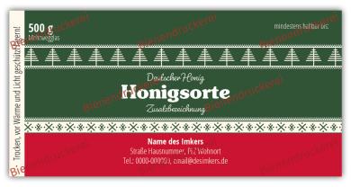 Artikelbild des Artikels “Honigglas Etikett Motiv 216 500g klassisch Nassleim“