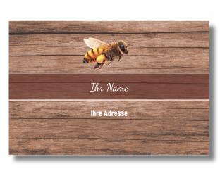 Imker Visitenkarten 0919 