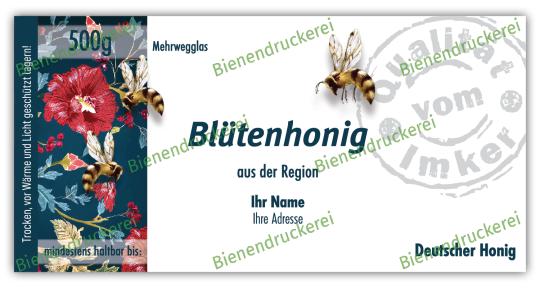 Honigglas Etikett Motiv 346 