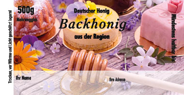 Artikelbild des Artikels “Honigglas Etikett Motiv 345 “