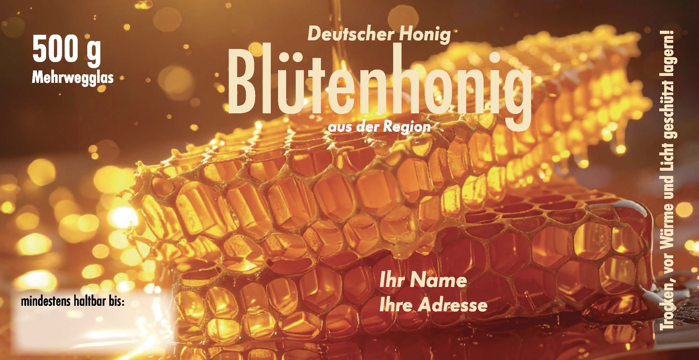 Artikelbild 1 des Artikels “Honigglas Etikett Motiv 388 “