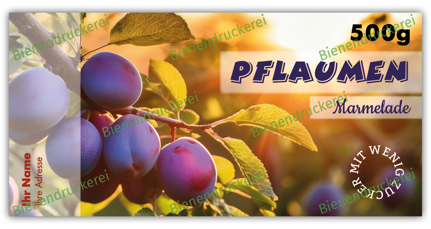 Artikelbild 1 des Artikels “Marmelade Etikett Motiv 890 “