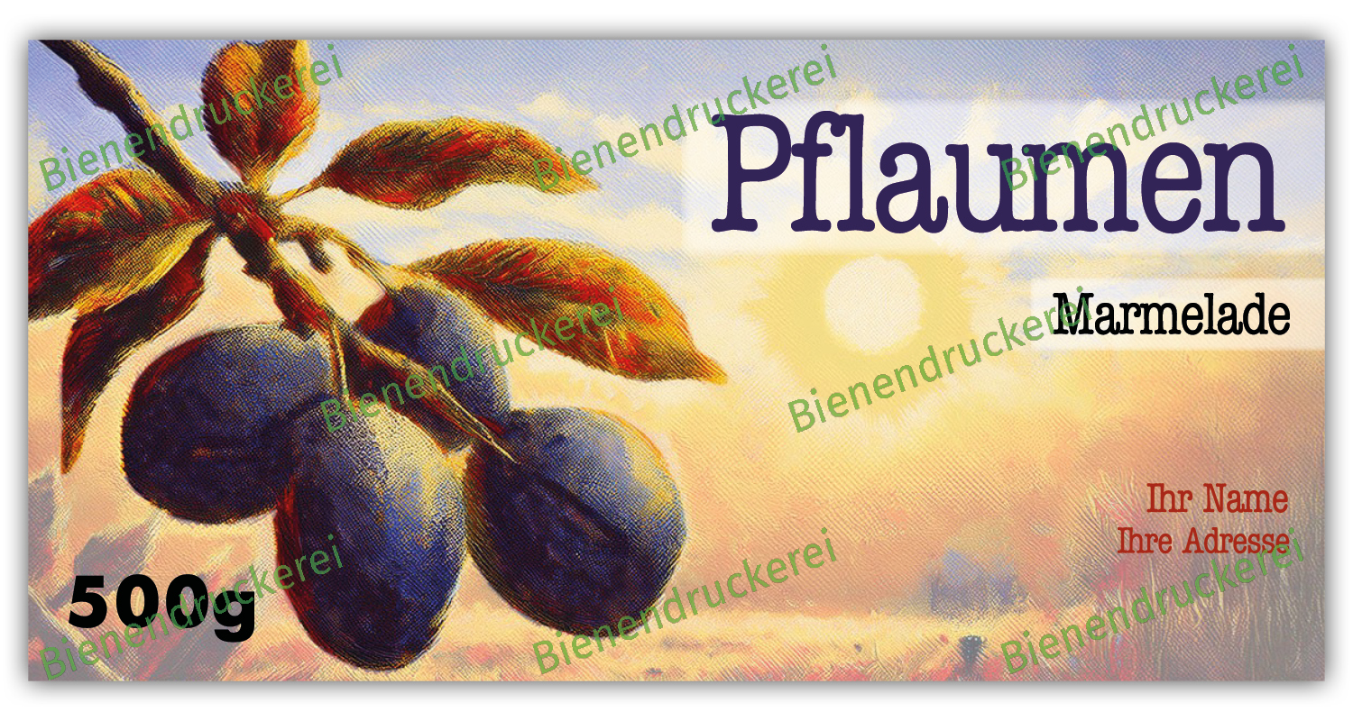 Artikelbild 1 des Artikels “Marmelade Etikett Motiv 891 “