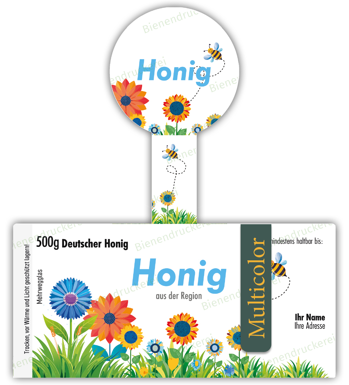 Artikelbild 1 des Artikels “Motiv 337 Siegeletikett - Multicolor “