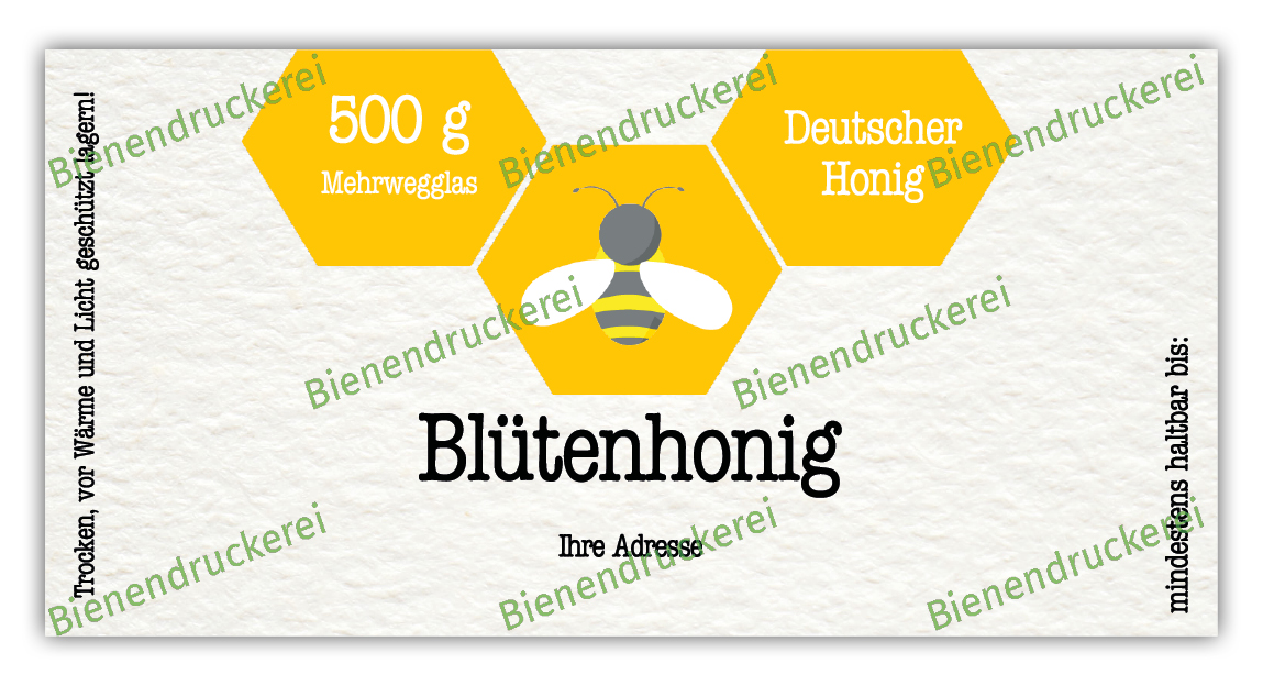 Artikelbild 1 des Artikels “Honigglas Etikett Motiv 362 “