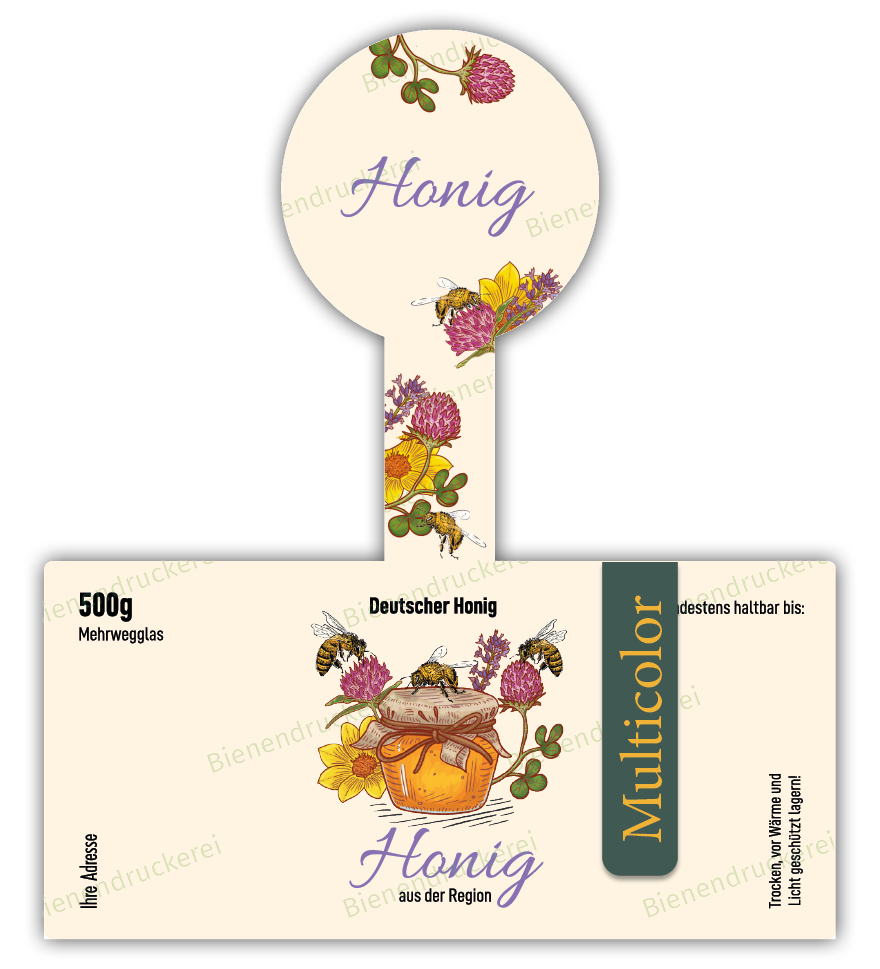 Artikelbild 1 des Artikels “Motiv 363 Siegeletikett - Multicolor “