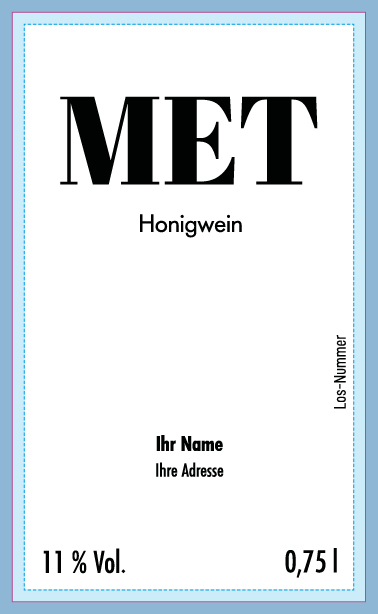 Artikelbild 1 des Artikels “Eigenentwurf Flaschenetikett “