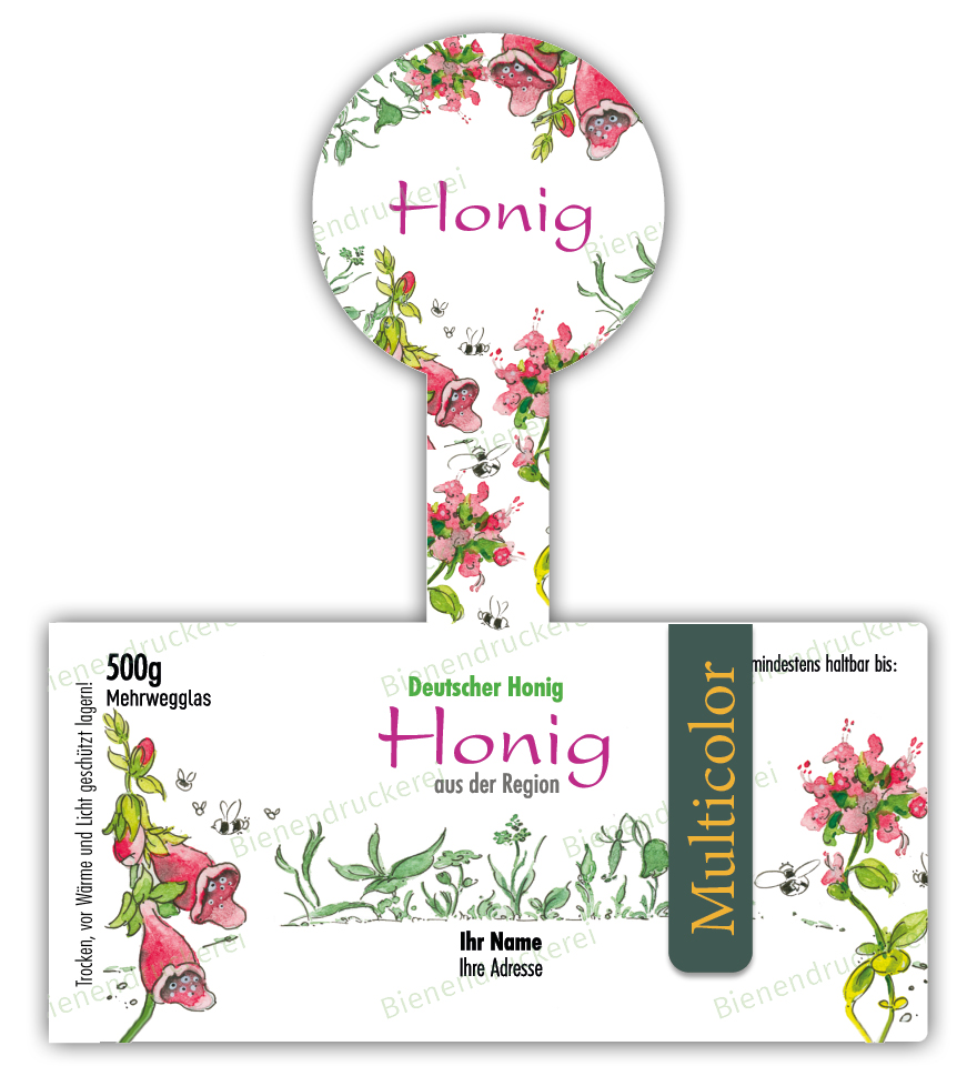 Artikelbild 1 des Artikels “Motiv 020 Siegeletikett - Multicolor “