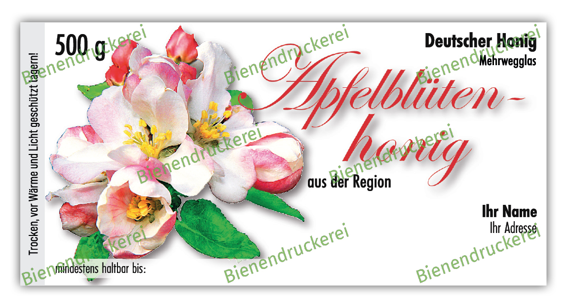 Artikelbild 1 des Artikels “Honigglas Etikett Motiv 040 “