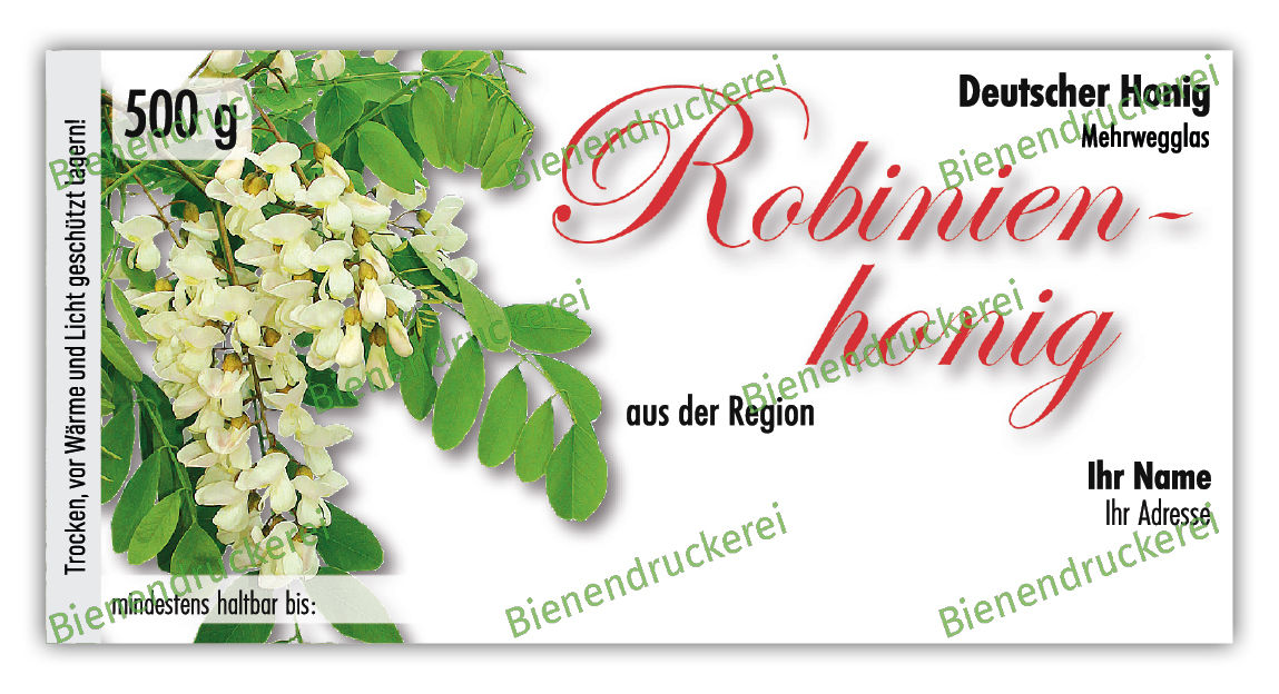 Artikelbild 1 des Artikels “Honigglas Etikett Motiv 047 “