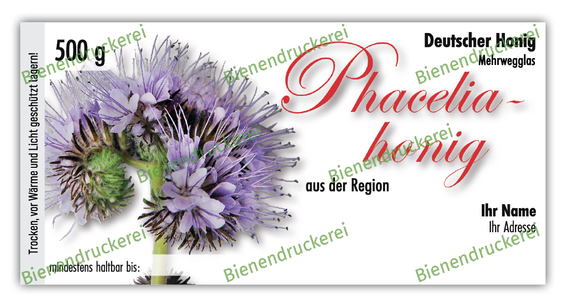 Artikelbild 1 des Artikels “Honigglas Etikett Motiv 048 “