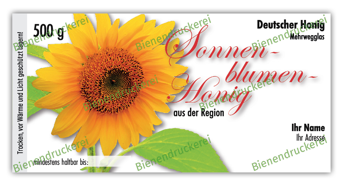 Artikelbild 1 des Artikels “Honigglas Etikett Motiv 050 “