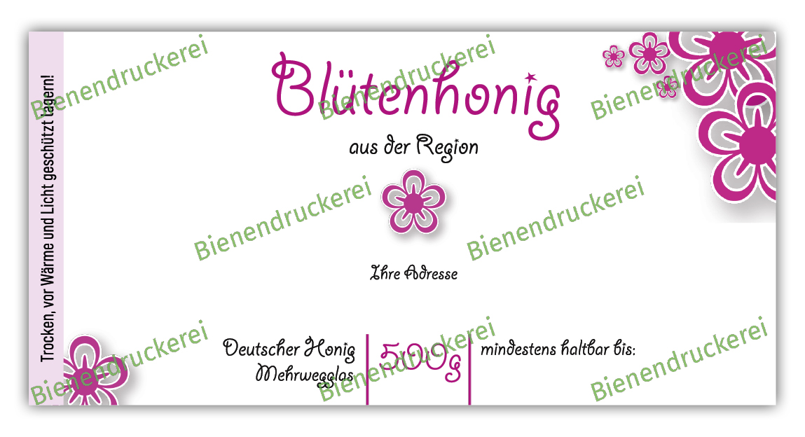 Artikelbild 1 des Artikels “Honigglas Etikett Motiv 073 “