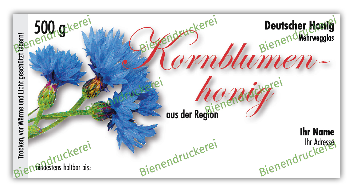 Artikelbild 1 des Artikels “Honigglas Etikett Motiv 080 “