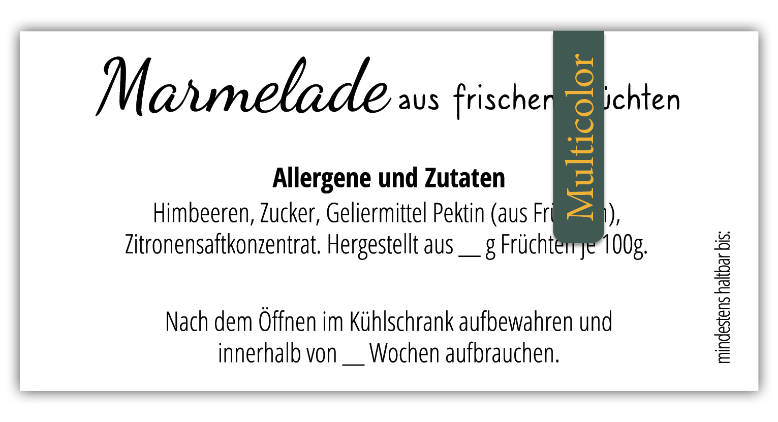 Artikelbild 1 des Artikels “Rückseitenetikett Motiv 1113 - Multicolor “