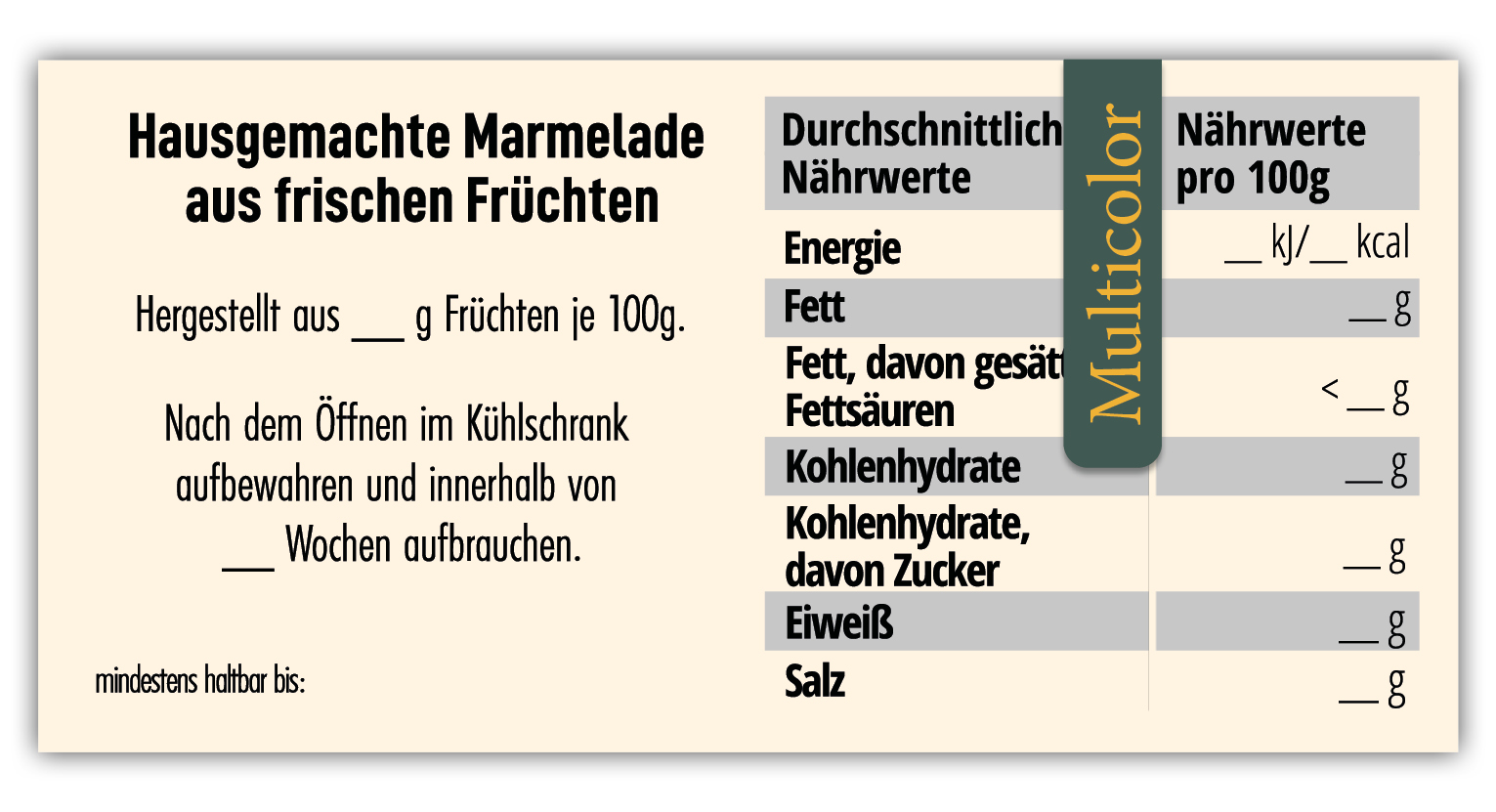 Artikelbild 1 des Artikels “Rückseitenetikett Motiv 1114 - Multicolor “