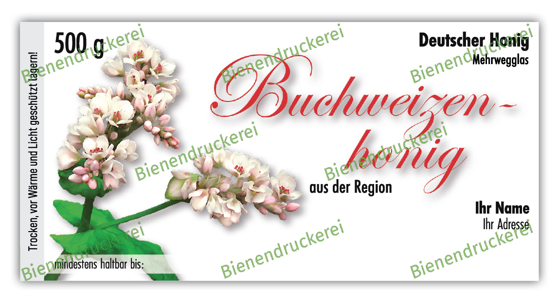 Artikelbild 1 des Artikels “Honigglas Etikett Motiv 120 “