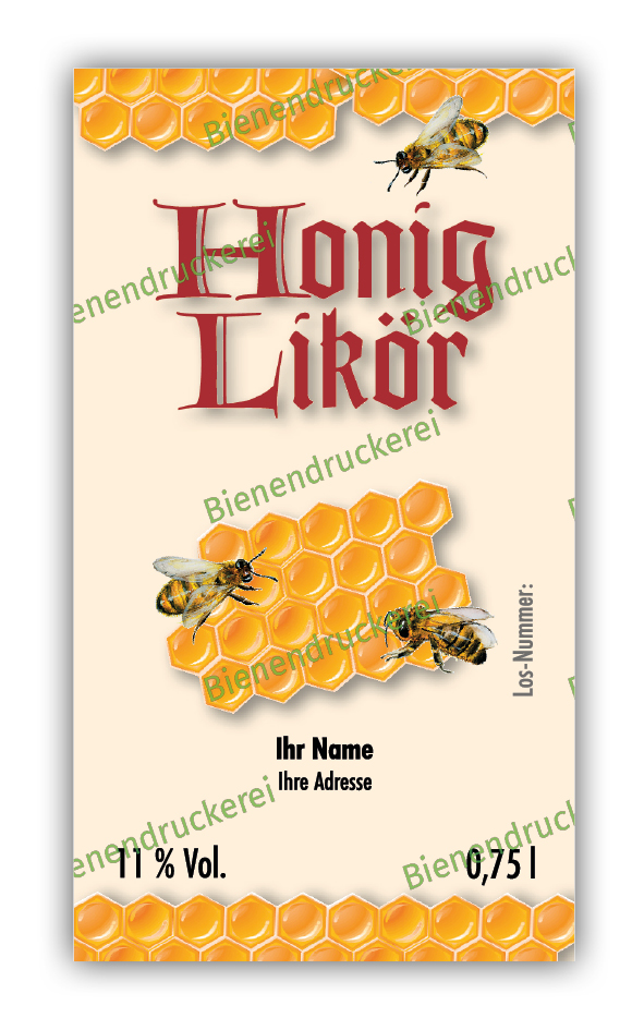 Artikelbild 1 des Artikels “Honiglikör-Etikett 1584 “