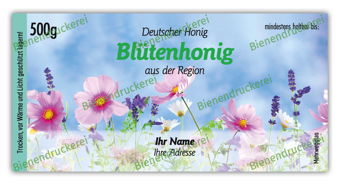 Artikelbild 1 des Artikels “Honigglas Etikett Motiv 201 “