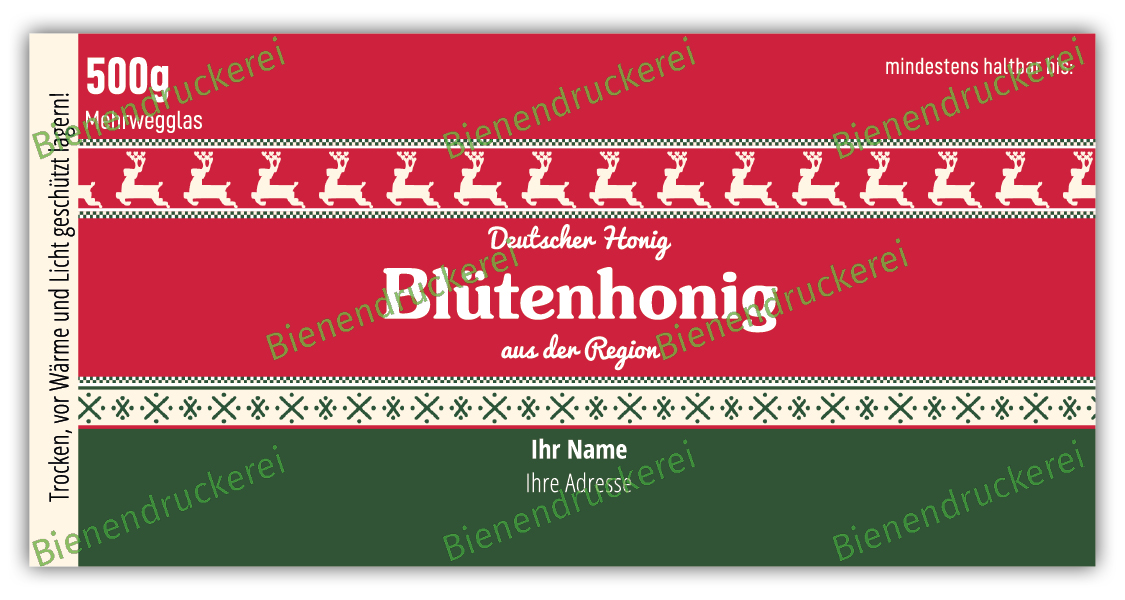 Artikelbild 1 des Artikels “Honigglas Etikett Motiv 215 “