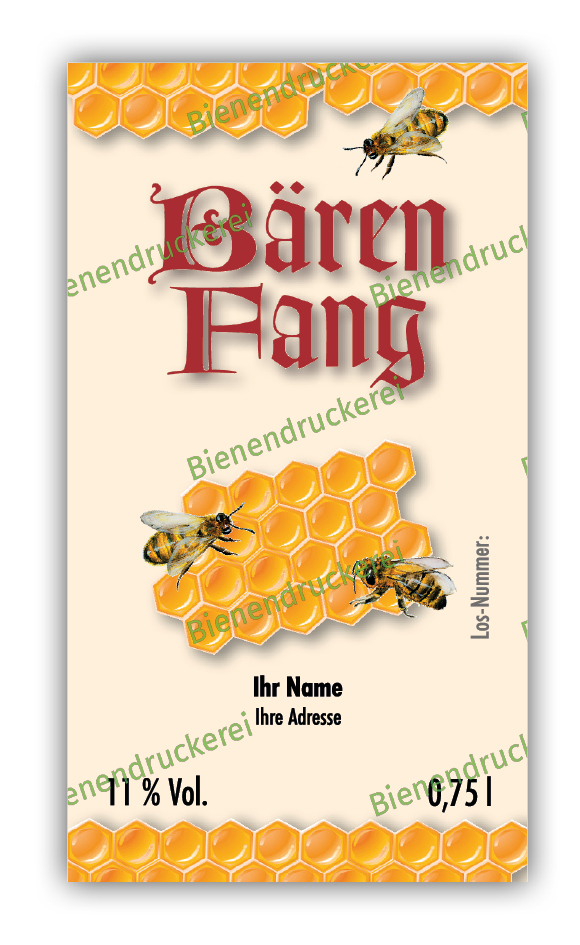 Artikelbild 1 des Artikels “Bärenfang-Etikett 2584 “