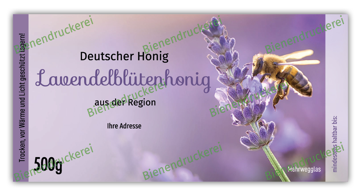 Artikelbild 1 des Artikels “Honigglas Etikett Motiv 310 “