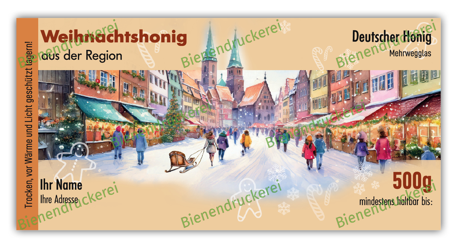 Artikelbild 1 des Artikels “Honigglas Etikett Motiv 335 “