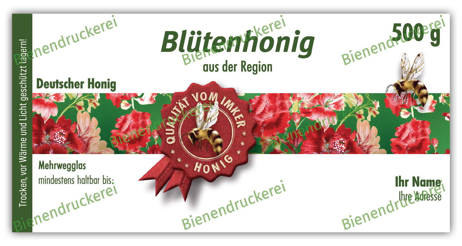 Artikelbild 1 des Artikels “Honigglas Etikett Motiv 344 “