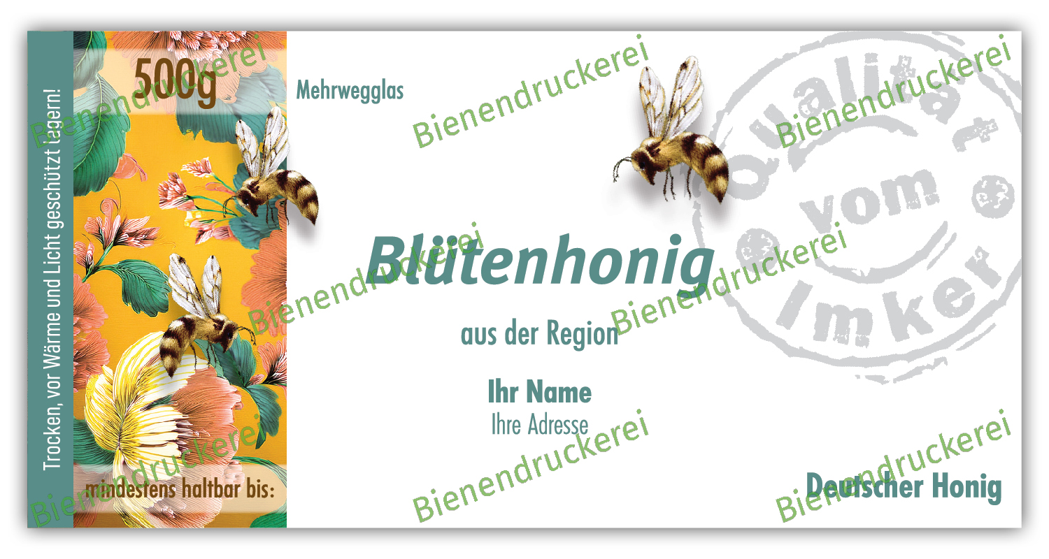 Artikelbild 1 des Artikels “Honigglas Etikett Motiv 347 “