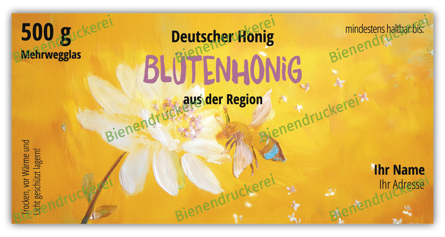 Artikelbild 1 des Artikels “Honigglas Etikett Motiv 349 “