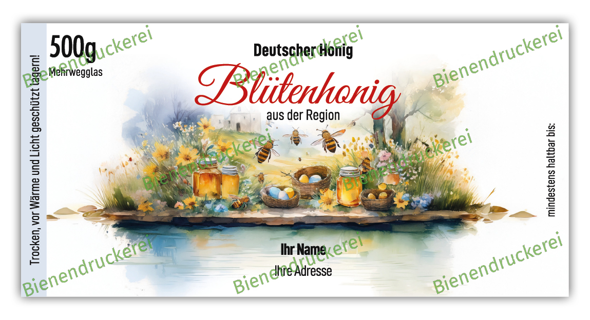 Artikelbild 1 des Artikels “Honigglas Etikett Motiv 367 “